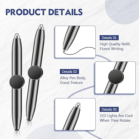 🔥Last Day Promotion🔥 LED light gyro Fidget pen