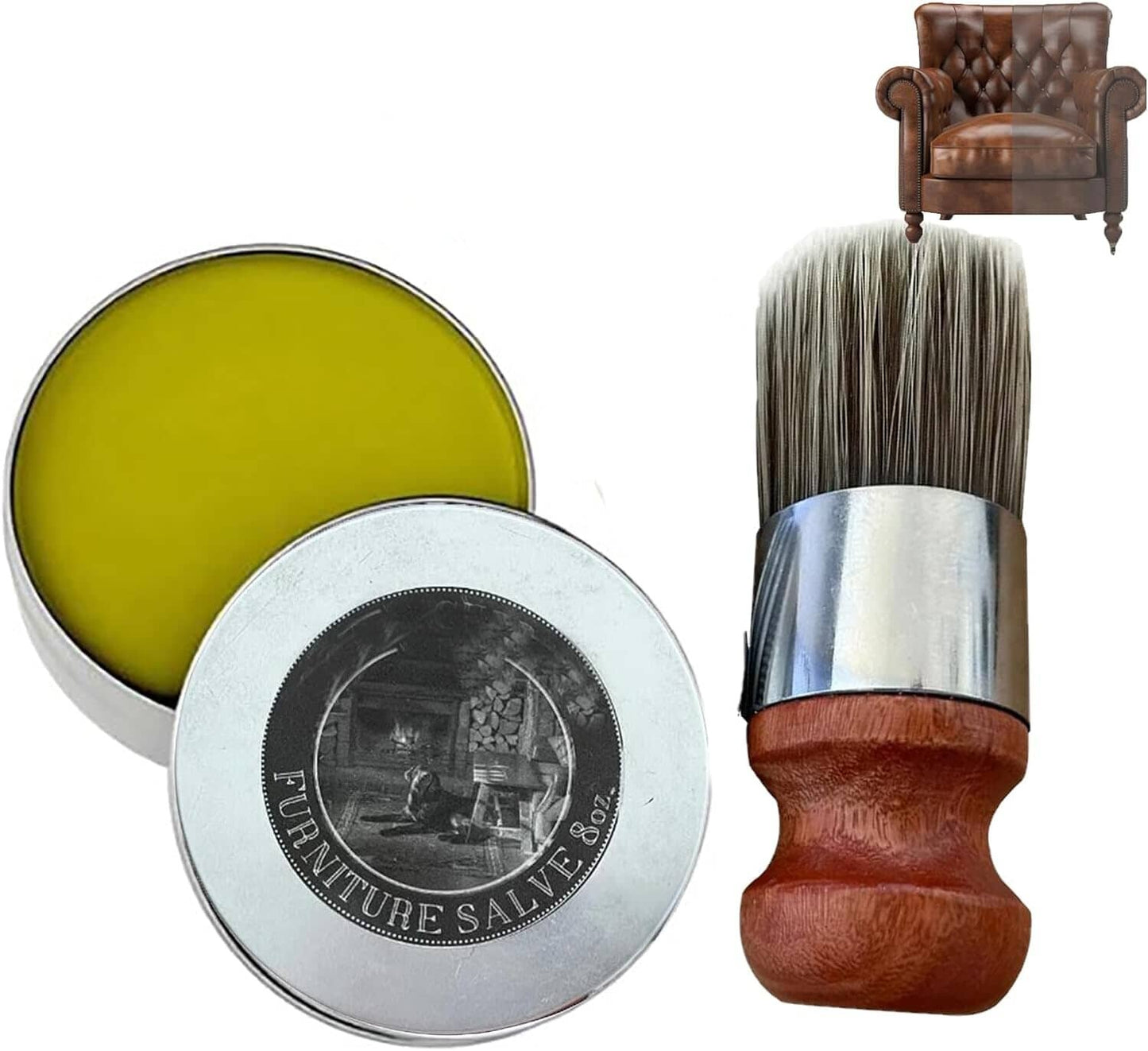 (🔥HOT SALE NOW) - Wise Owl Furniture Salve & Brush