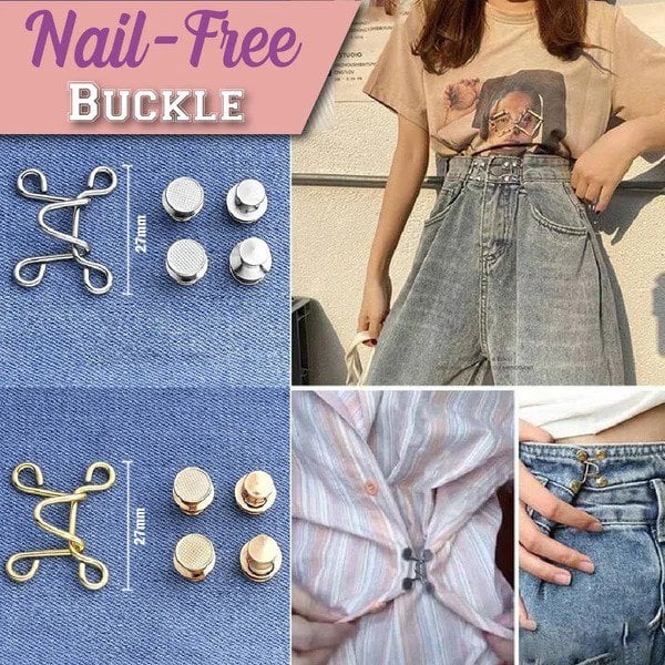 🔥LAST DAY 50% OFF🔥Nail-free Waist Buckle Set