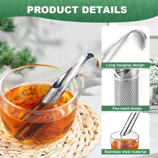 🎁2025 SALE-Tea Infuser Strainer with Handle