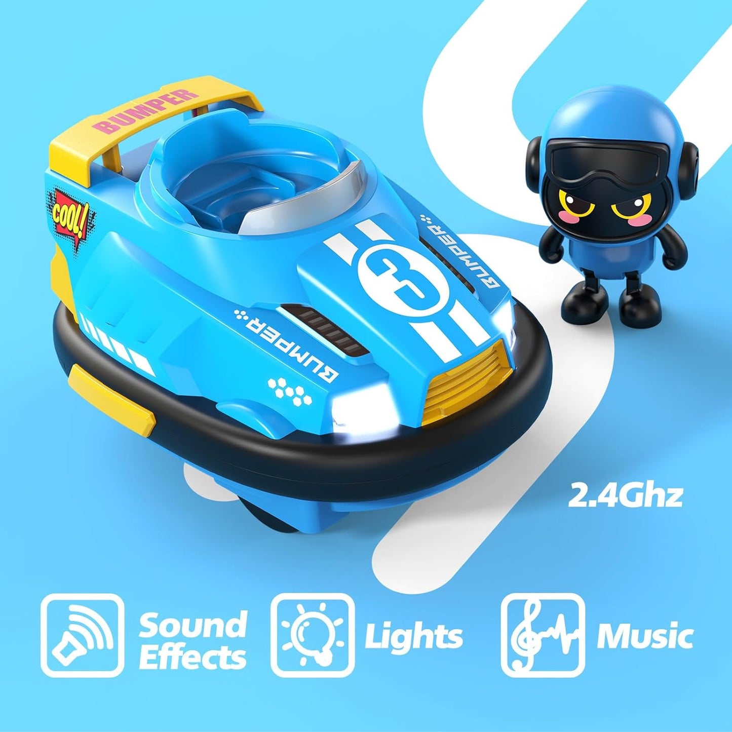 Two person game remote control collision car toy
