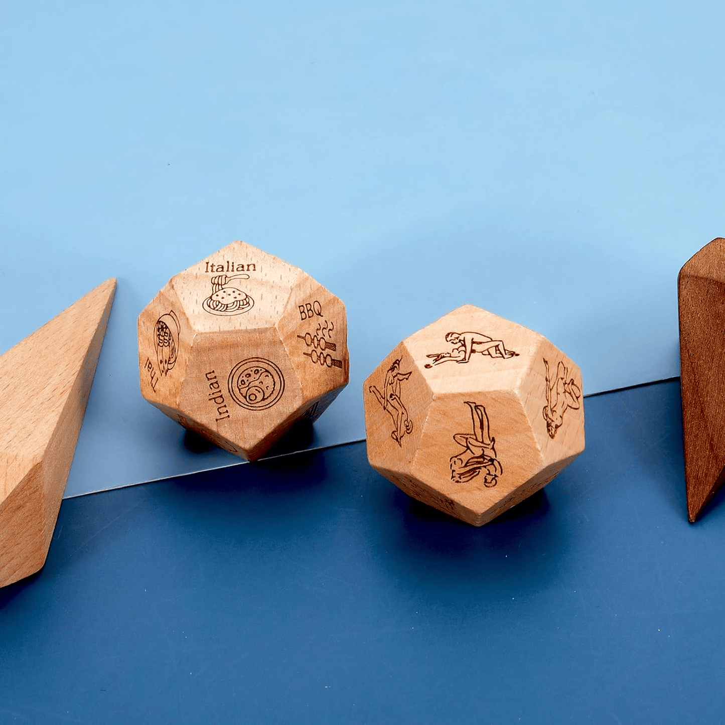 🔥LAST DAY 50% OFF🔥Funny 12-Sided Wood Decision Dice