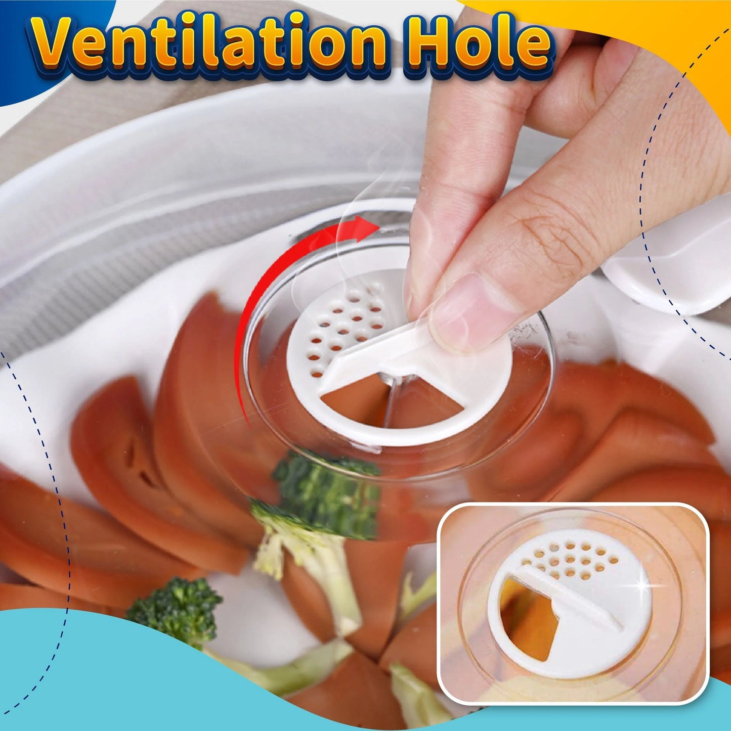 🔥Last Day 50% OFF - Microwave Anti-Splatter Cover
