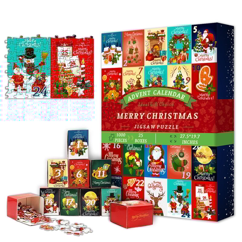 🎄Christmas Advent Calendar Jigsaw Puzzle - Buy 2 Free Shipping