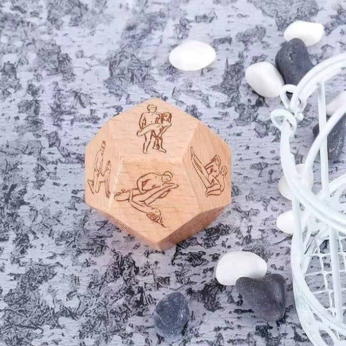 🔥LAST DAY 50% OFF🔥Funny 12-Sided Wood Decision Dice