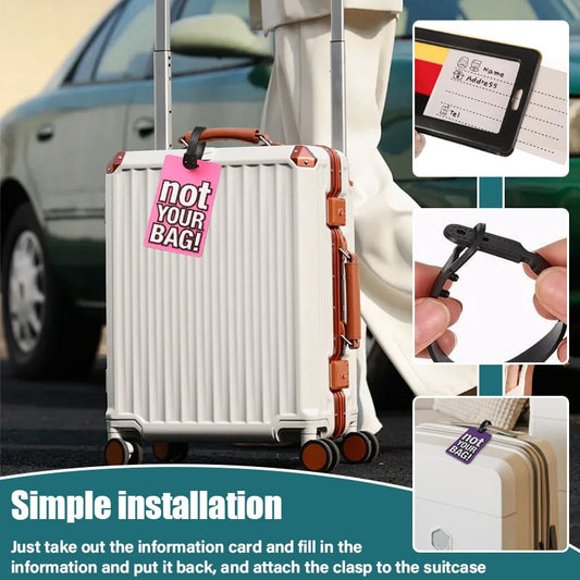 🔥2025 SALE -Fashionable Luggage Tags & Backpack Charms