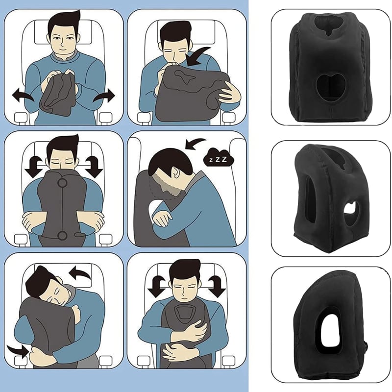 Last Day Special Sale 49% OFF🔥Inflatable Travel Pillow--Buy 2 Free Shipping