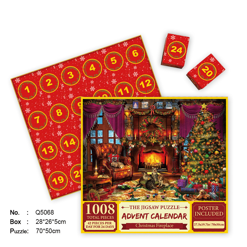 🎄Christmas Advent Calendar Jigsaw Puzzle - Buy 2 Free Shipping