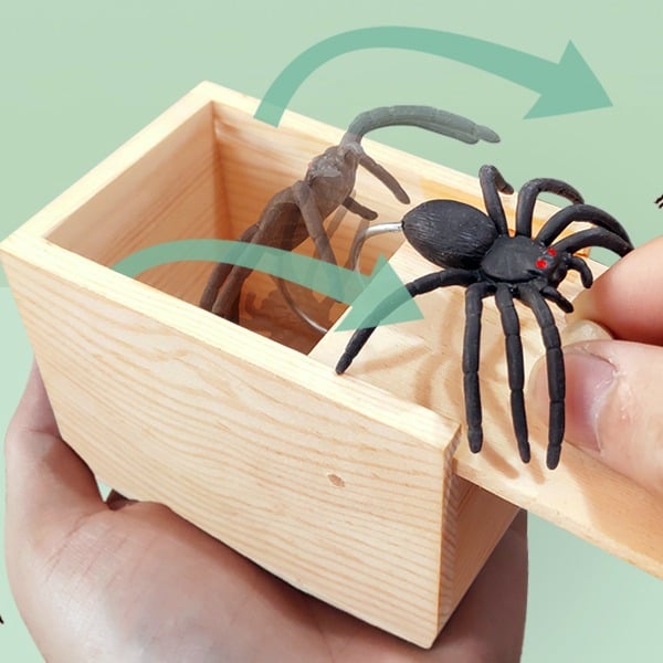 🔥LAST DAY 50% OFF🔥Super Funny Crazy Prank Gift Box Spider - Buy 3 Free Shipping