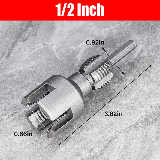 🎁2025 Hot Sale 49% OFF🔥-Electric Drill Compatible PVC Pipe Threader Kit