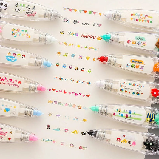 😍LAST DAY 70% OFF - Cute Animals Press Type Decorative Pen