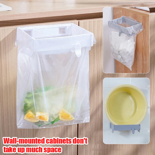 🔥Foldable Trash Rack Kitchen Trash Organizer Multifunctional Portable Hanging Trash