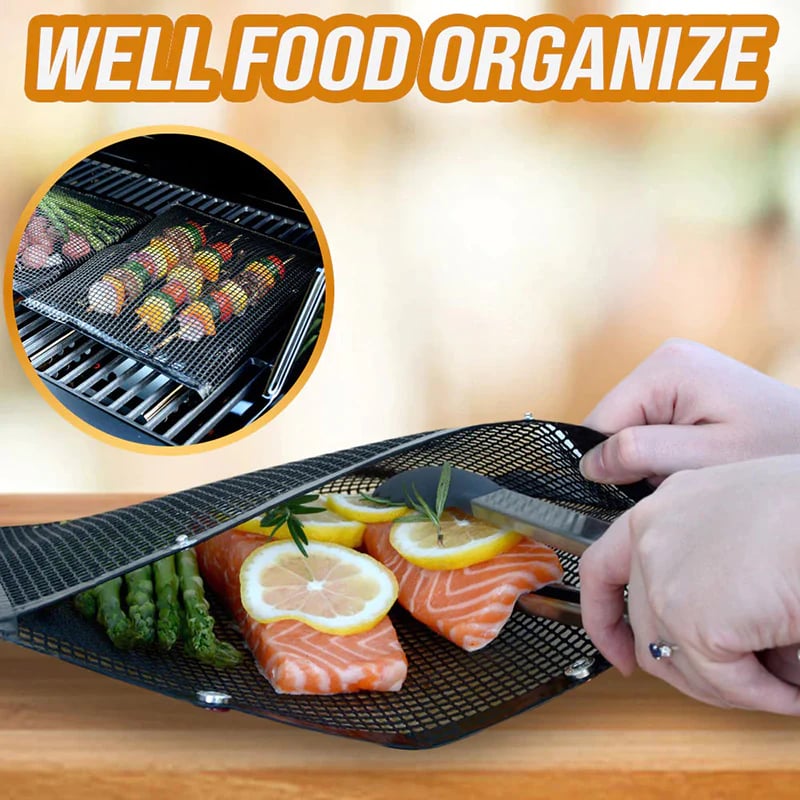 🔥Clearance Sale 48% OFF🔥Reusable Non-Stick BBQ Mesh Grilling Bags