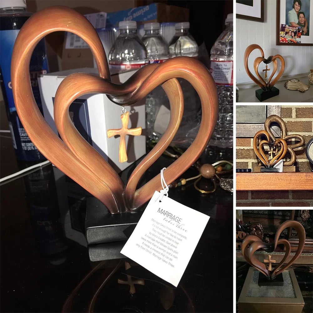 🔥Last Day 50% OFF🔥Easter Jesus Entwined Hearts Cross