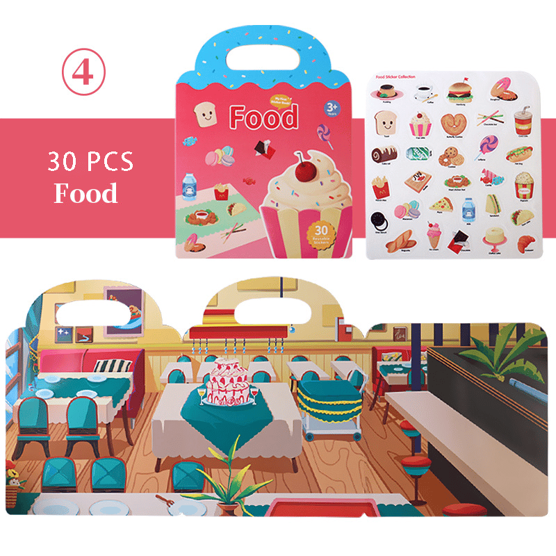 🔥Last Day 50% OFF🔥Jelly Sticker Book - Buy 3 Free Shipping