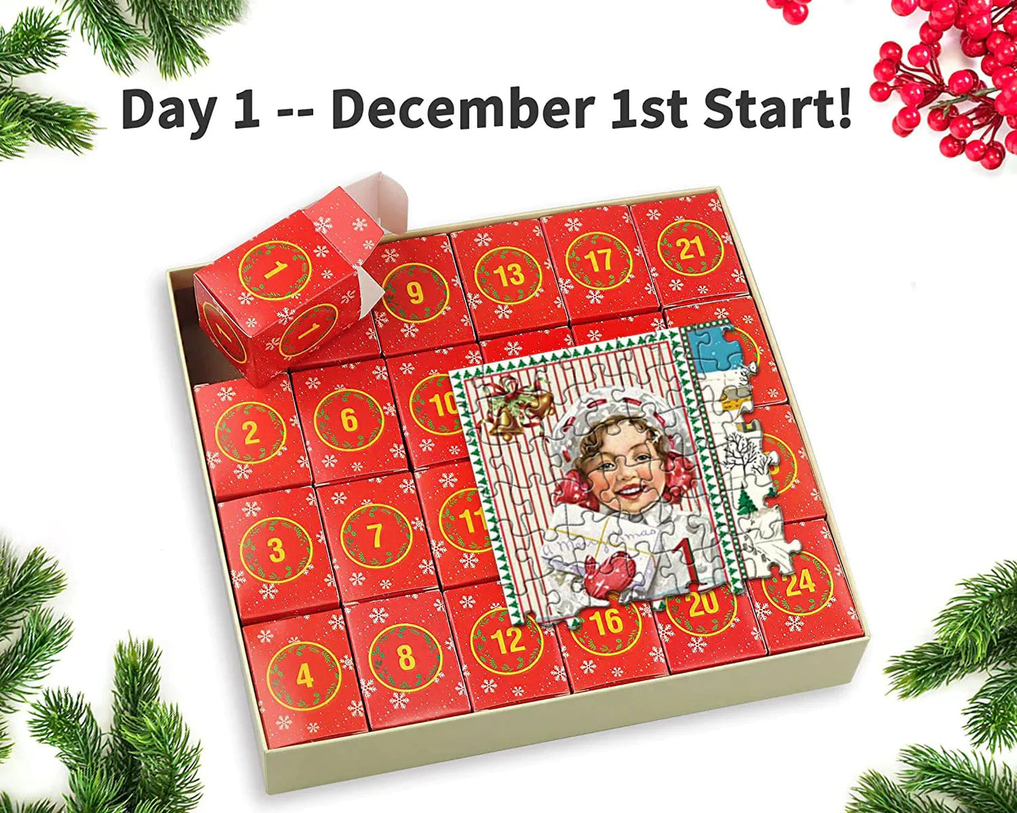 🎄Christmas Advent Calendar Jigsaw Puzzle - Buy 2 Free Shipping