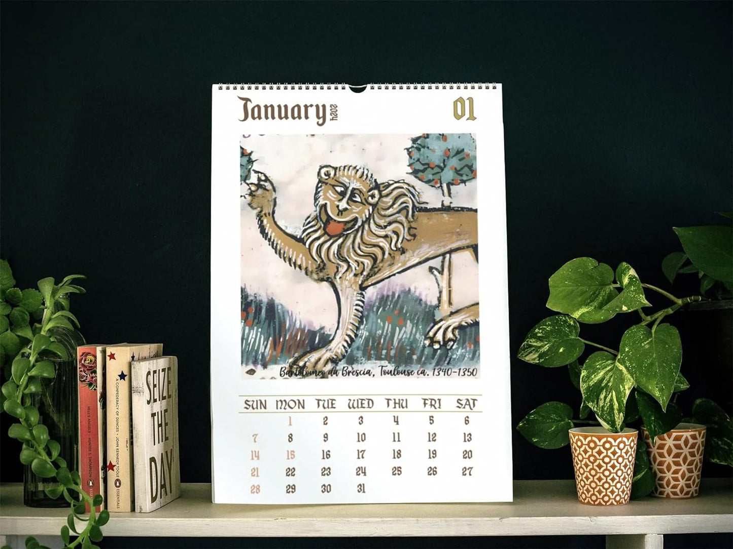 😍LAST DAY 50% OFF-Weird Medieval Lion Calendar 2025