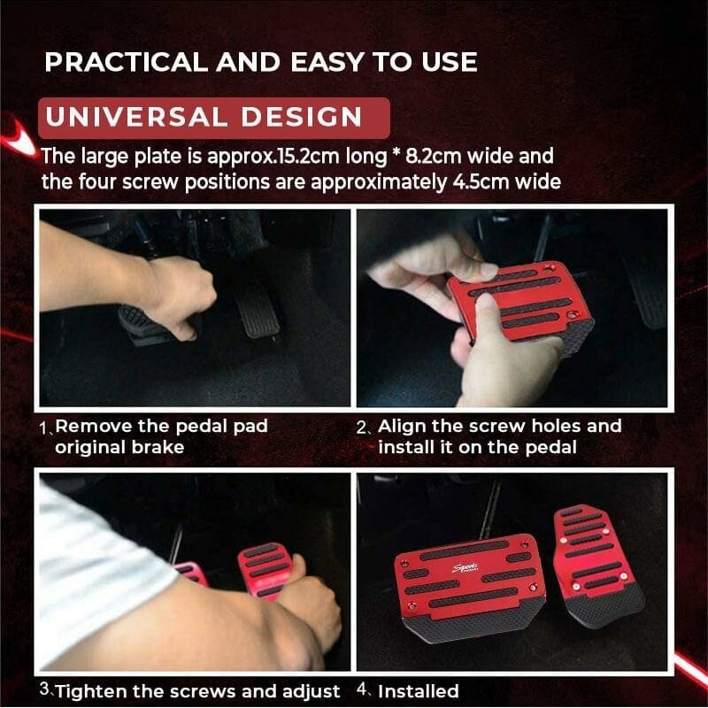 DiagramkTM Car Anti-skid Foot Pedal