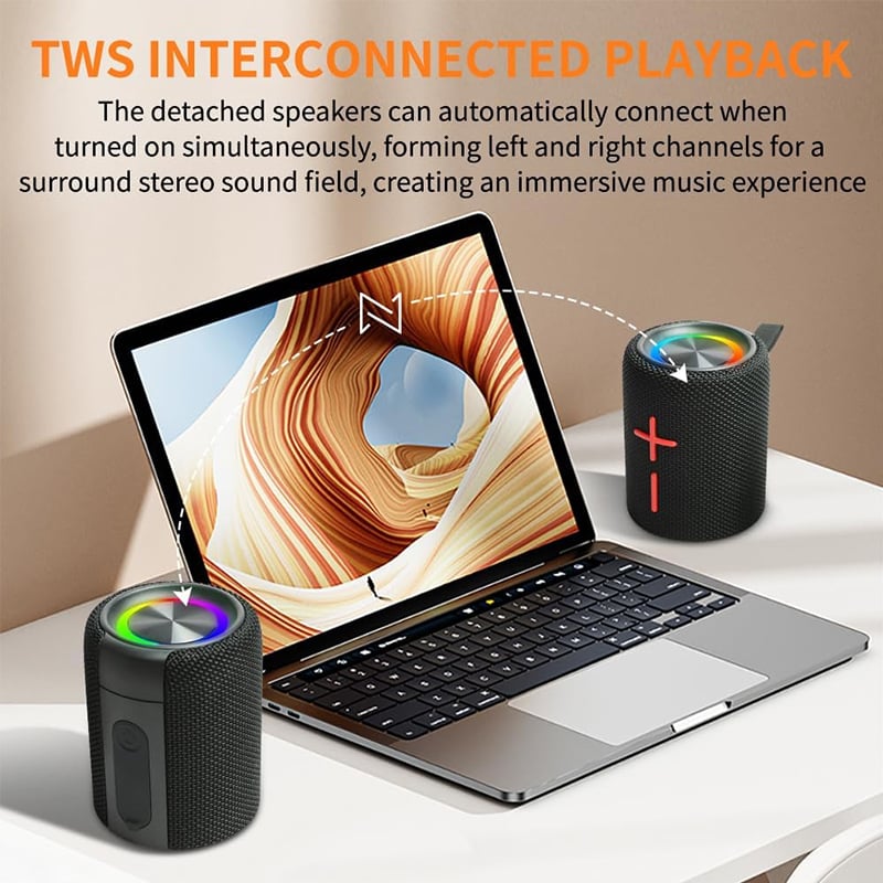 🔥Hot Sale 49% OFF-Two-in-One Magnetic Bluetooth Speaker