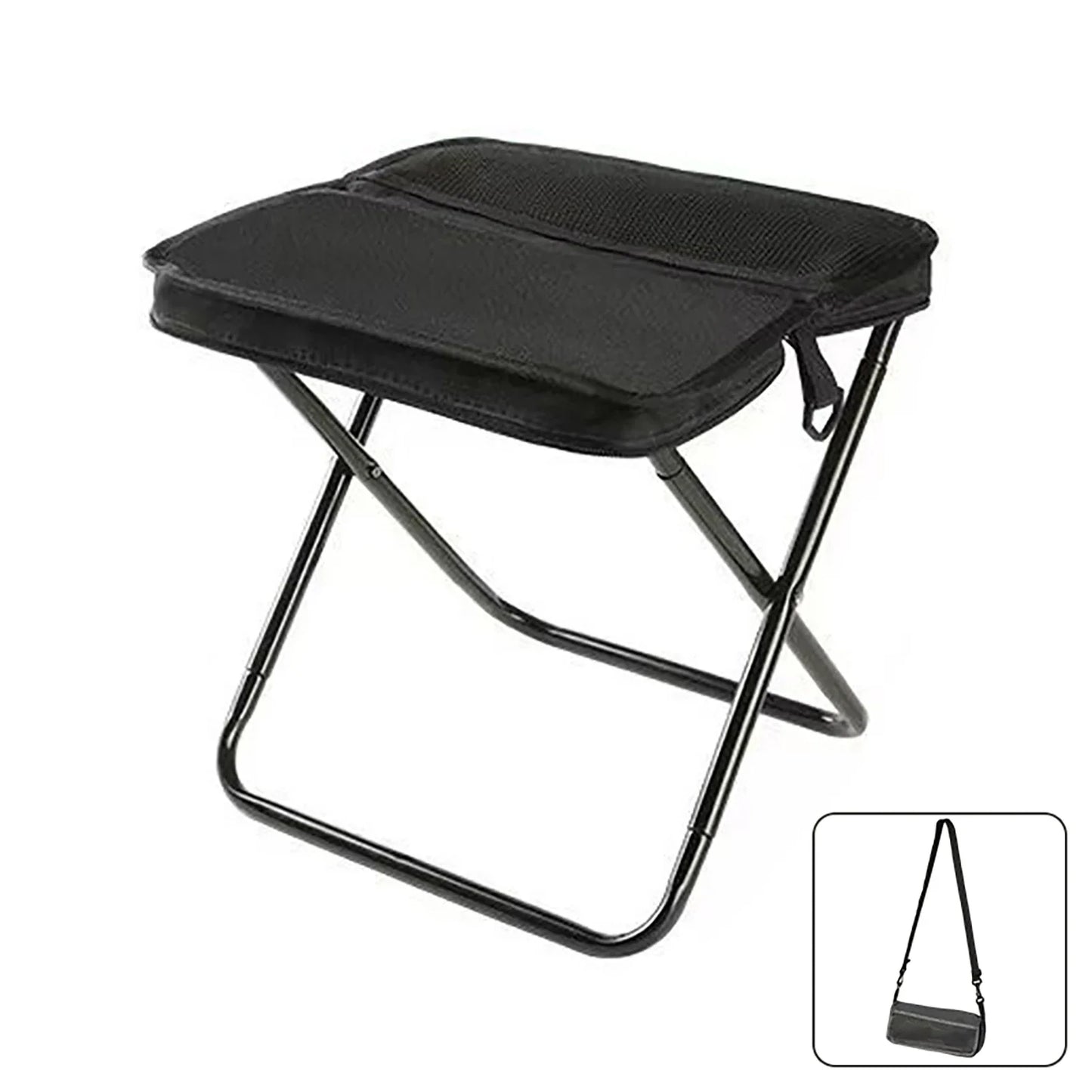 Foldable Backpack Stool Portable Folding Stool with Carry Bag Lightweight Mini Easy Carry Outdoor Chair for Travel for Travel