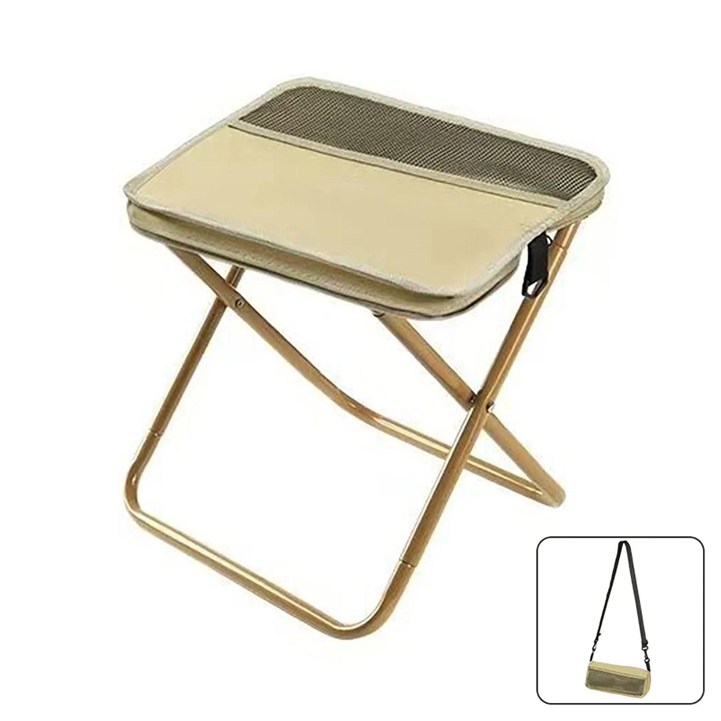Foldable Backpack Stool Portable Folding Stool with Carry Bag Lightweight Mini Easy Carry Outdoor Chair for Travel for Travel