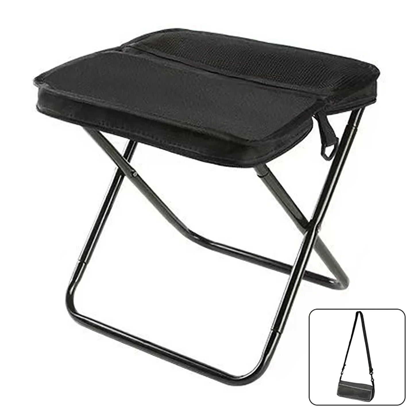 Foldable Backpack Stool Portable Folding Stool with Carry Bag Lightweight Mini Easy Carry Outdoor Chair for Travel for Travel