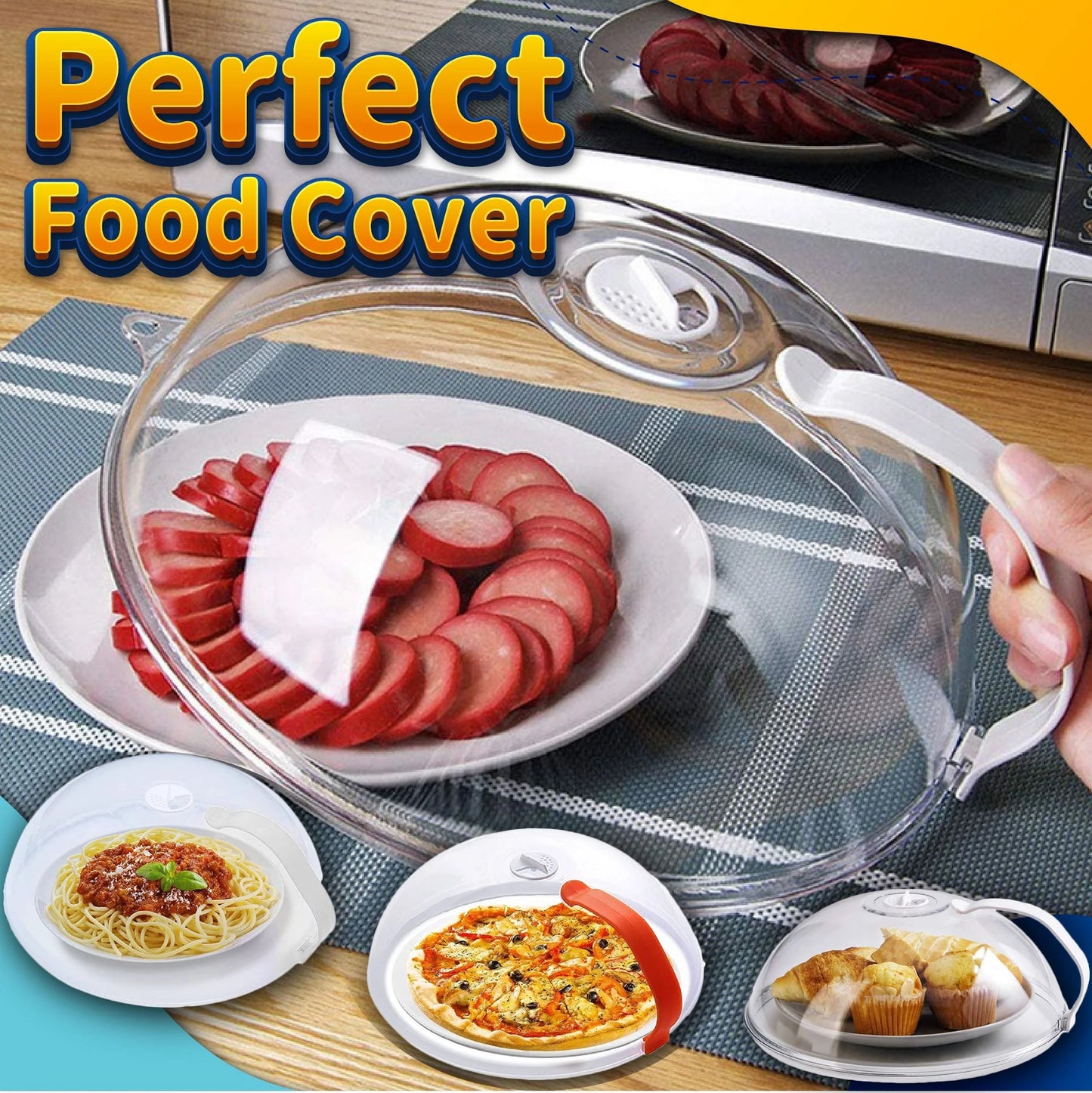 🔥Last Day 50% OFF - Microwave Anti-Splatter Cover