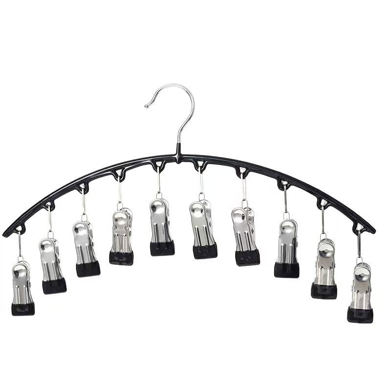 ❄️2025 Hot Sale 49% OFF-🐾Curved Design Hanger with 10 Clips