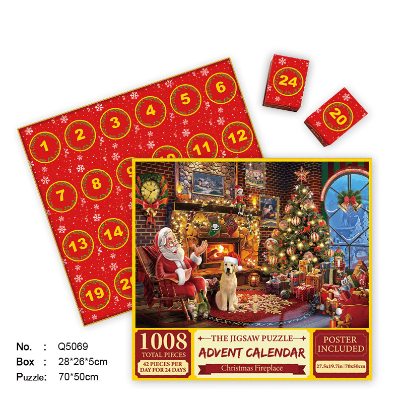 🎄Christmas Advent Calendar Jigsaw Puzzle - Buy 2 Free Shipping