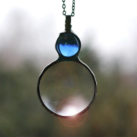 🔥LAST DAY 50% OFF🔥Magnifying Glass Necklace Gift - Buy 2 Free Shipping
