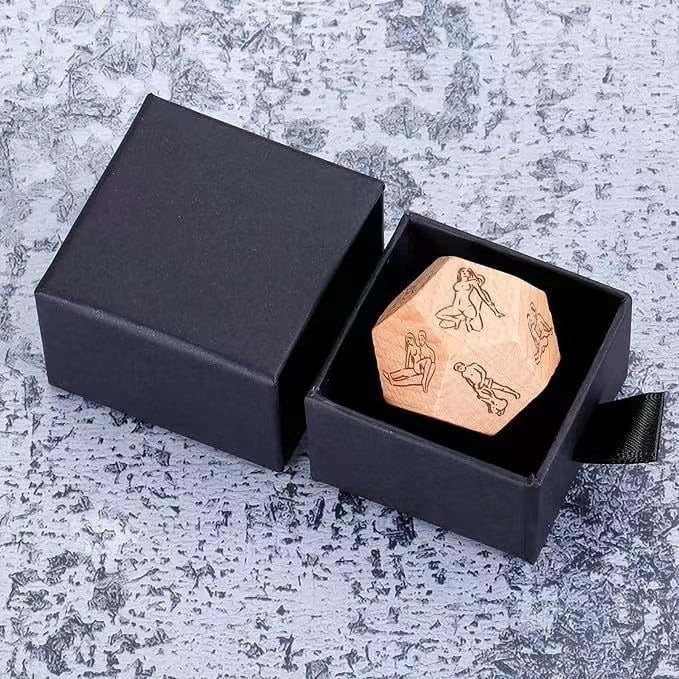 🔥LAST DAY 50% OFF🔥Funny 12-Sided Wood Decision Dice