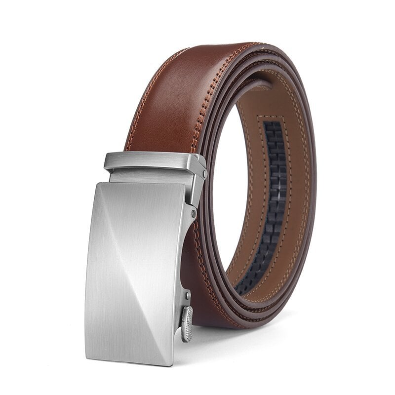 š„Father's Day Sale 49% OFF - Leather Ratchet Belt With Adjustable Buckle