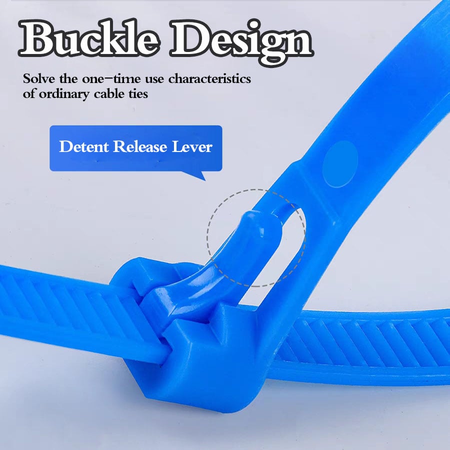 (🔥🎁2025 New Year Hot Sale🎁 48% OFF) - Buckle Self-locking Premium Nylon Cable Wire Ties