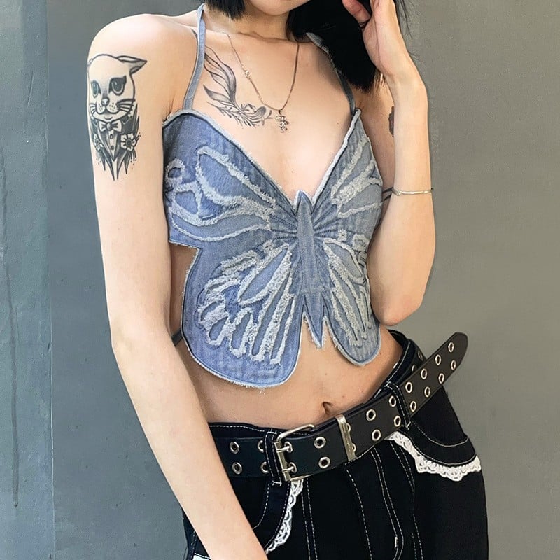 🔥Last Day 50% OFF🔥Butterfly Corset Short Vest