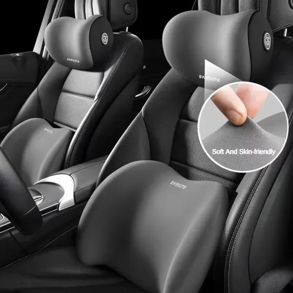 ๐ Car Headrest & Lumbar Support Cushion