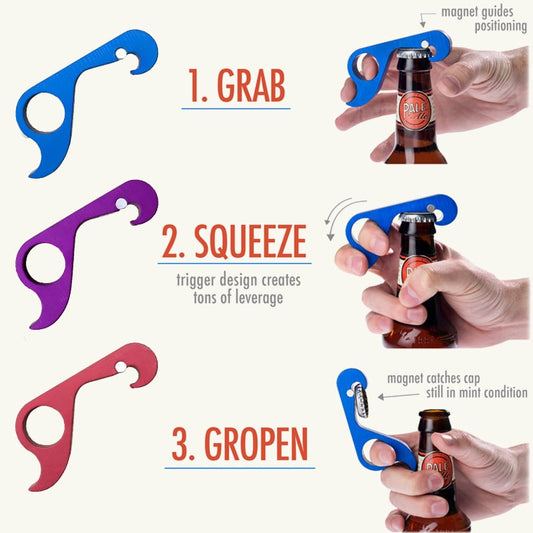 H-type One-handed Bottle Opener