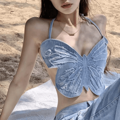 🔥Last Day 50% OFF🔥Butterfly Corset Short Vest