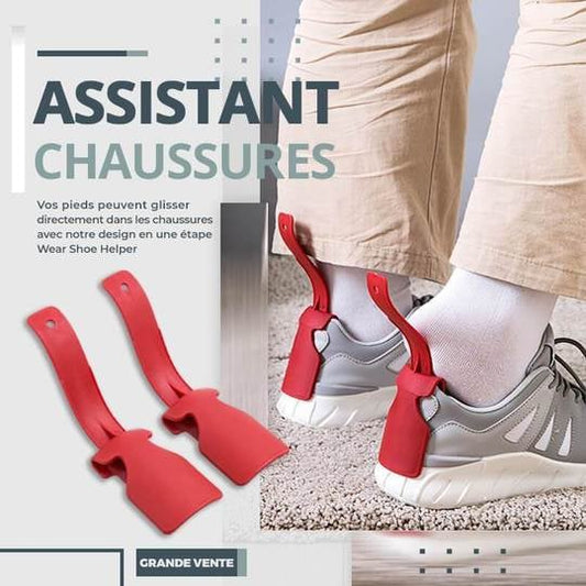 Helpers wear shoes