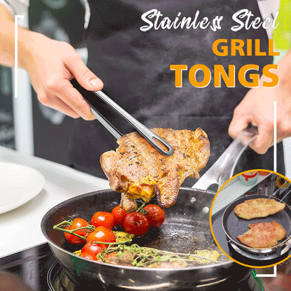 🔥LAST DAY 49% OFF🔥Stainless Steel Grill Tongs
