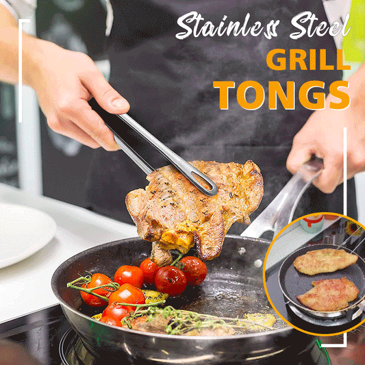 🔥LAST DAY 49% OFF🔥Stainless Steel Grill Tongs