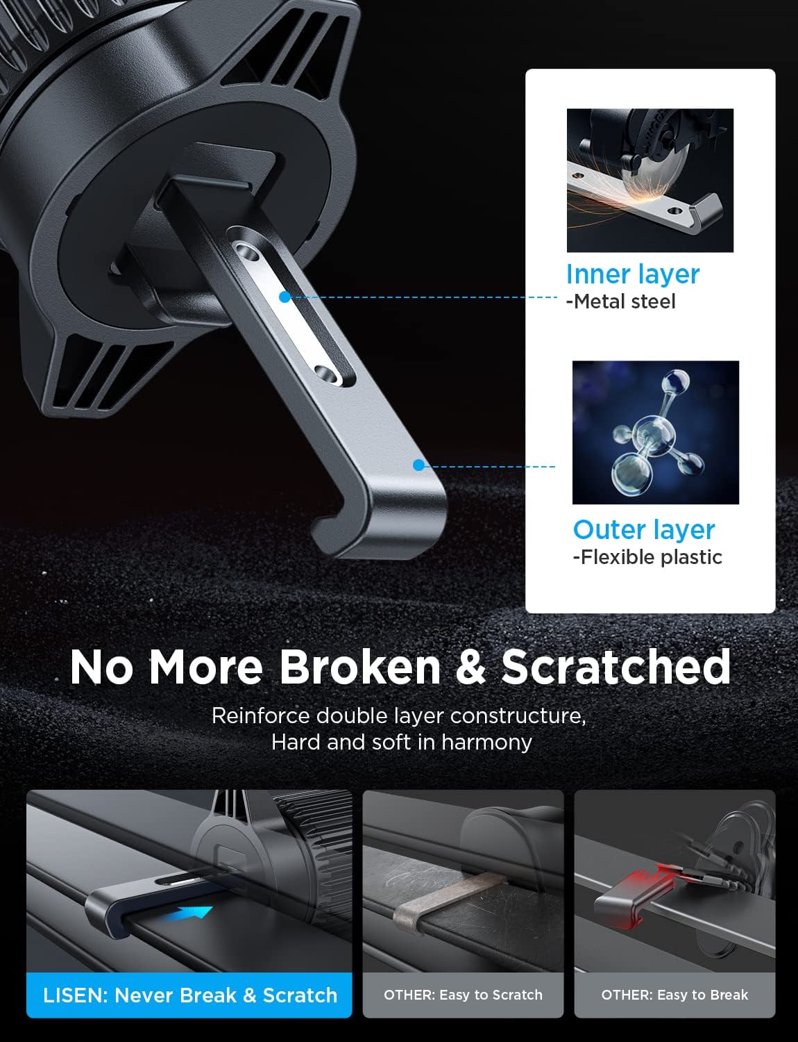 🔥Clearance Sale 48% OFF🔥2025 NEW Air Vent Car Phone Mount Holder