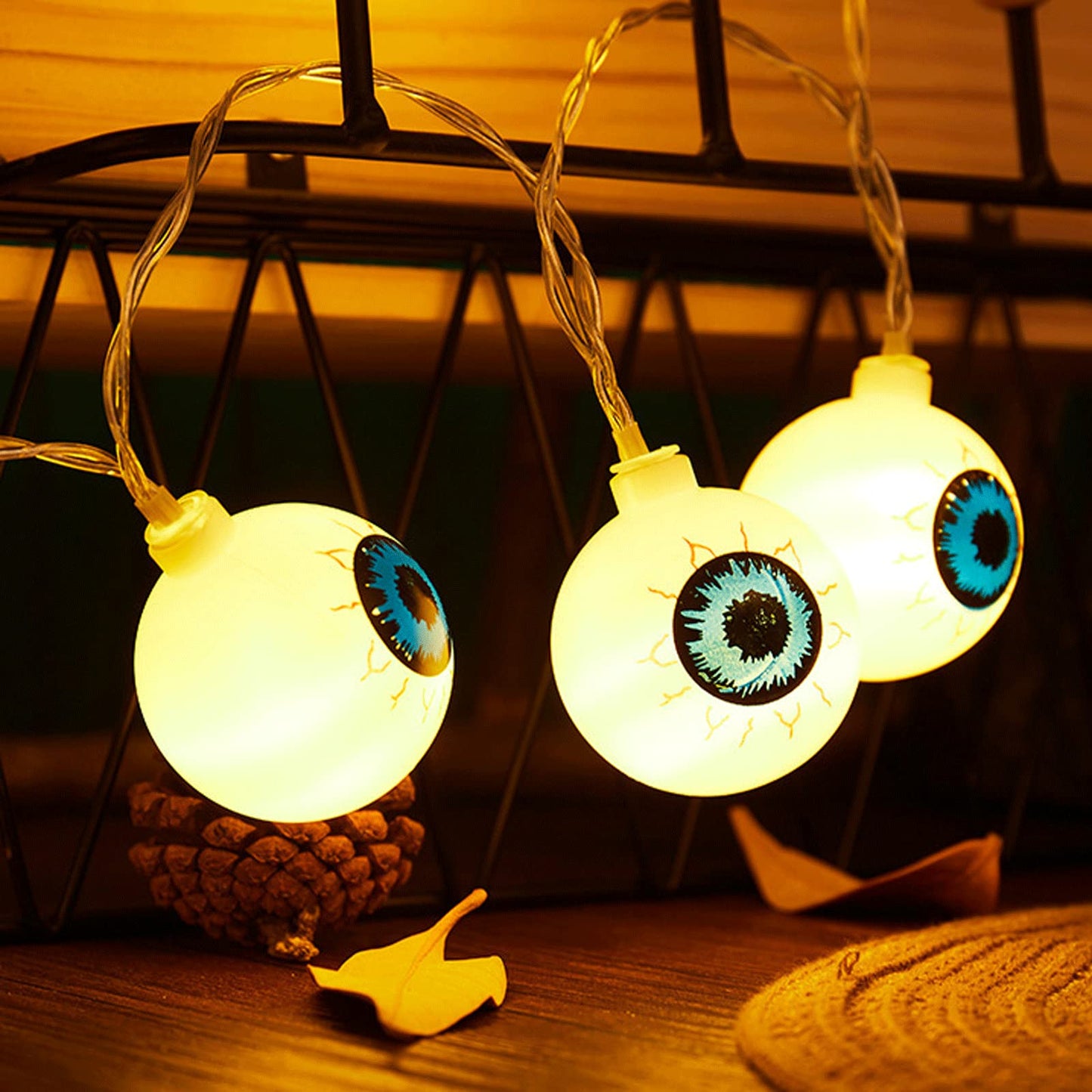 Halloween Ghost Eyeball Lights String Eyeballs