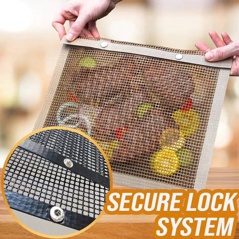 🔥Clearance Sale 48% OFF🔥Reusable Non-Stick BBQ Mesh Grilling Bags