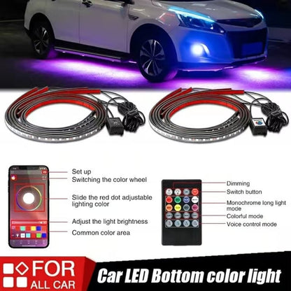 🔥LAST DAY 49% OFF- Car Chassis Flexible RGB Waterproof LED Strip Lights (4PCS)