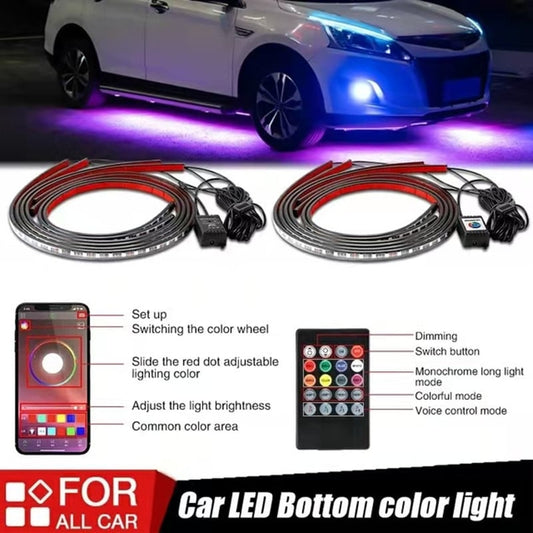 🔥LAST DAY 49% OFF- Car Chassis Flexible RGB Waterproof LED Strip Lights (4PCS)