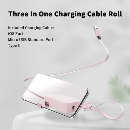 🔥Last Day 48% OFF🔥Three In One Charging Cable Roll - Buy 3 Free Shipping