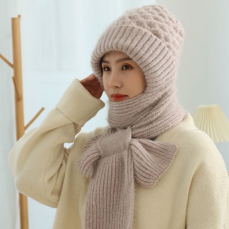 🎄EARLY CHRISTMAS SALE -50% OFF - Integrated Ear Protection Windproof Cap Scarf