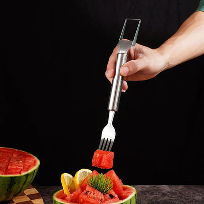 🍉Effortless Fruit Prep-49% OFF-✨ 2-in-1 Fruit Cutter & Fork – For Quick and Easy Fruit Serving! 🍓