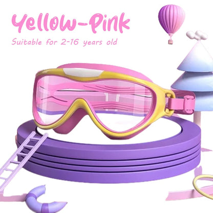 🎉Last Day Promotion 49% OFF - 🔥HD children's large frame waterproof and anti-fog swimming goggles