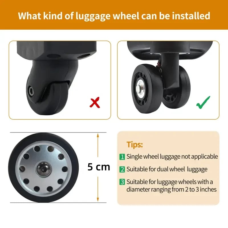 8 Pcs Luggage Compartment Wheel Protection Cover- Hot Sale🔥